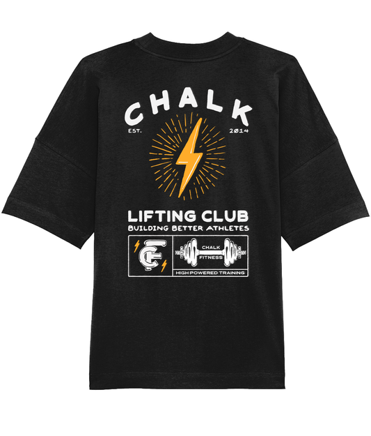 Chalk Lifting Club Oversized Tee