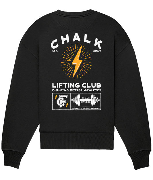 Chalk Lifting Club Crew Neck Sweatshirt