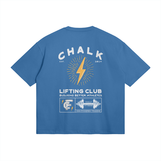 Chalk Lifting Club Oversized Tee